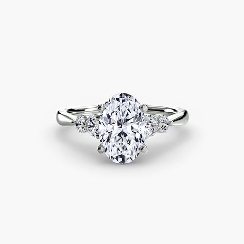 Solitaire with Shoulder Accents 2.