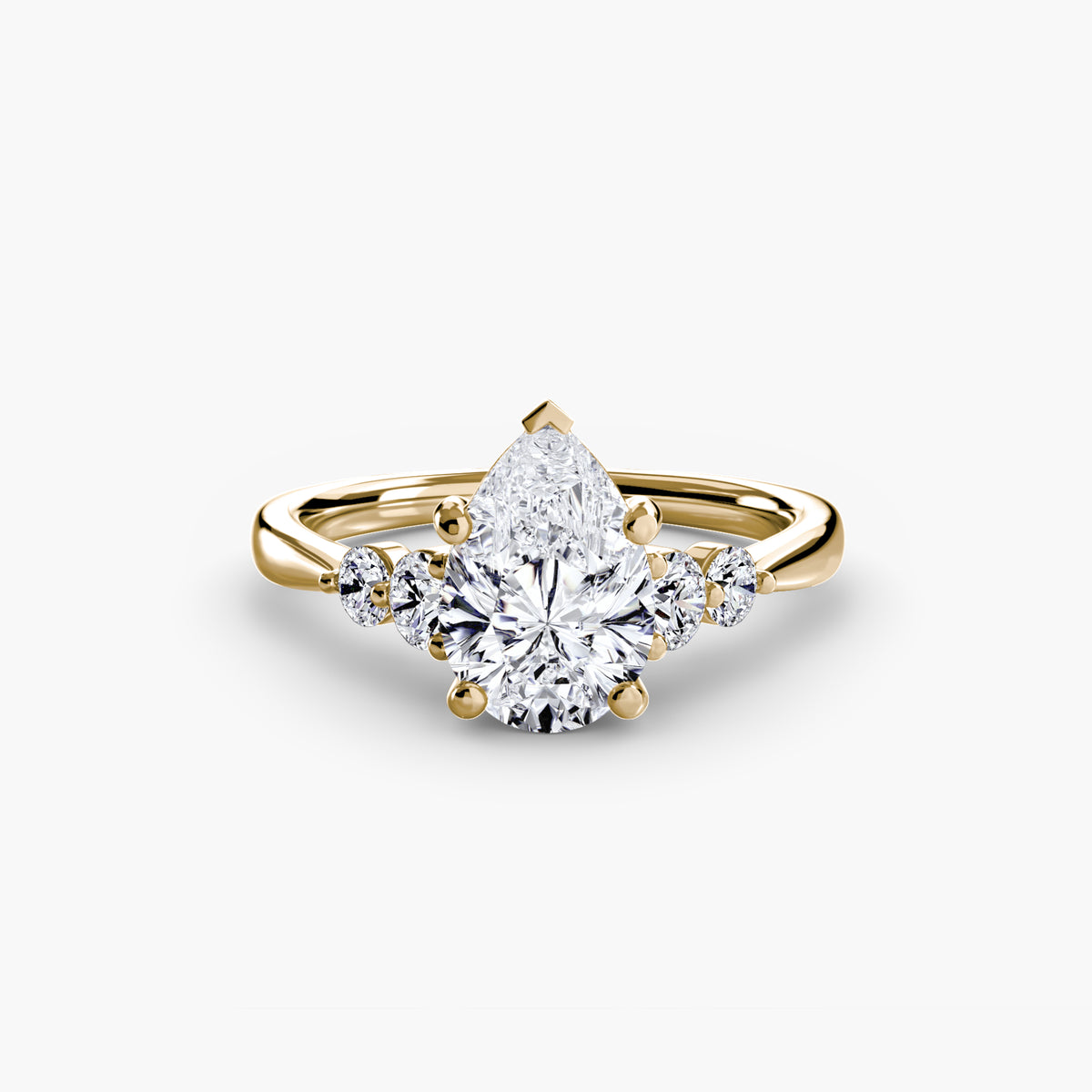 Solitaire with Shoulder Accents 2.