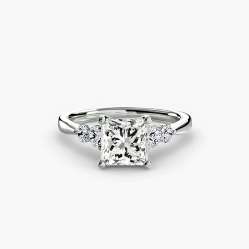 Solitaire with Shoulder Accents 2.