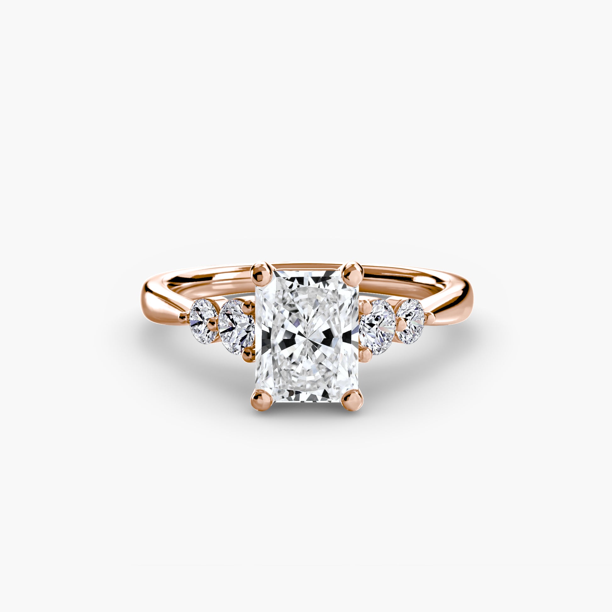Solitaire with Shoulder Accents 2.