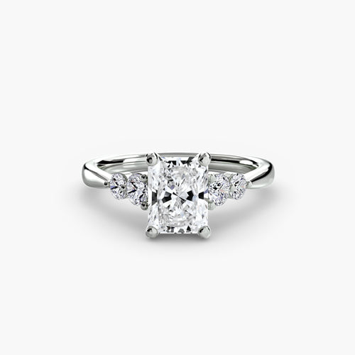 Solitaire with Shoulder Accents 2.