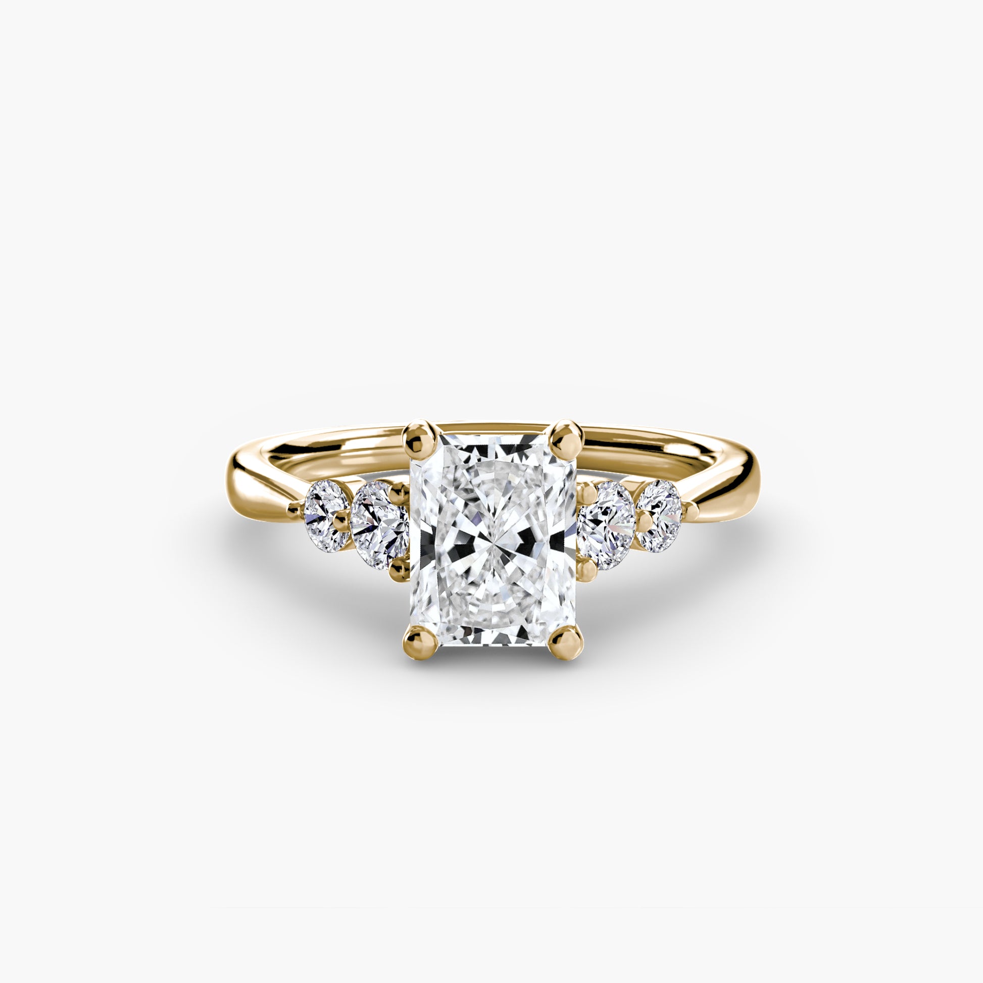 Solitaire with Shoulder Accents 2.