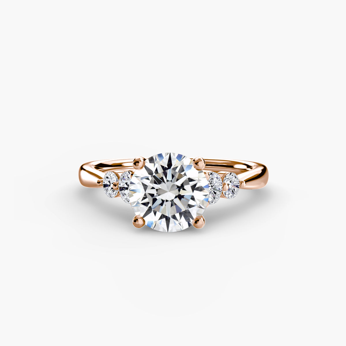 Solitaire with Shoulder Accents 2.