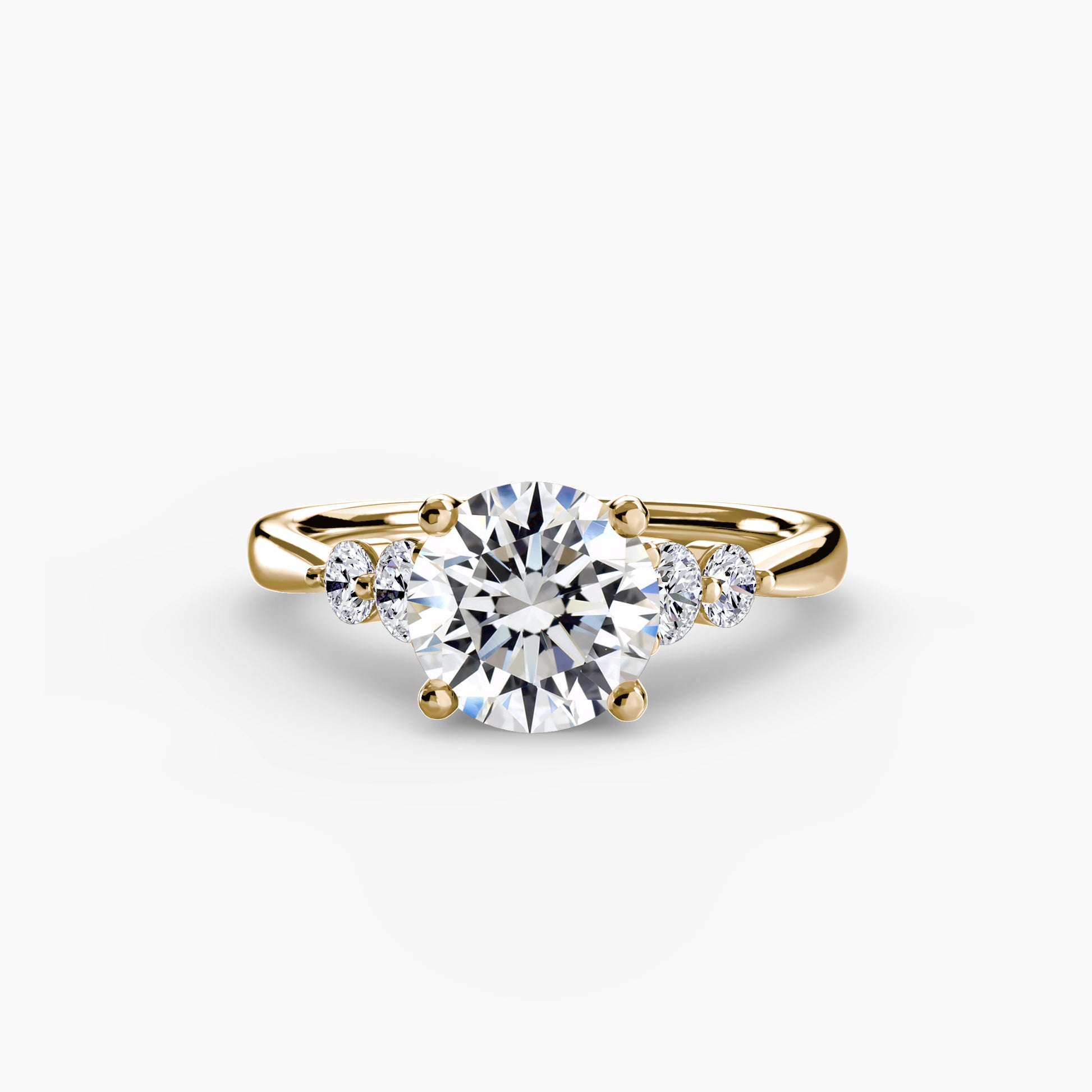 Solitaire with Shoulder Accents 2.