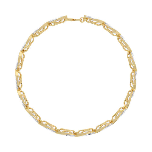 Nerissa angled marquise diamond line lab grown diamond bracelet in yellow gold - view 4