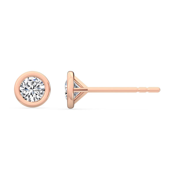 Leonie - Solitaire Lab Grown Diamond Earrings