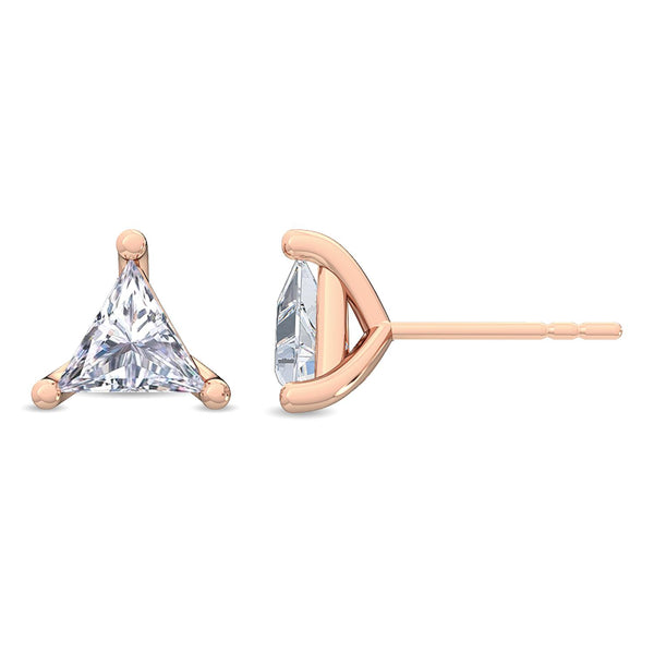 Estelle - Solitaire Lab Grown Diamond Earrings