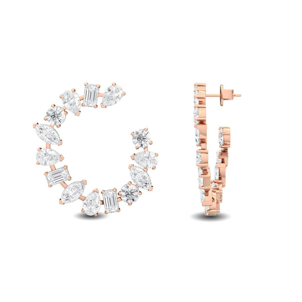 Daphne Dove - Fashion Lab Grown Diamond Earrings