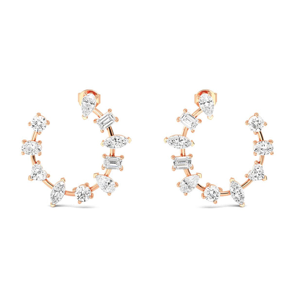 Daphne Joy - Fashion Lab Grown Diamond Earrings