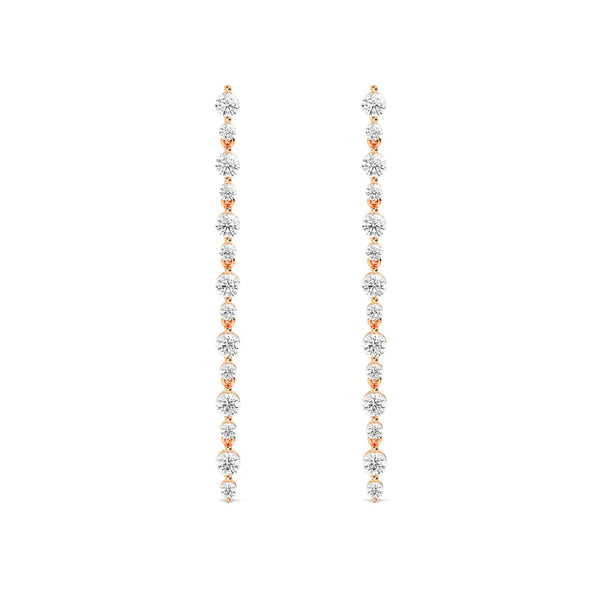 Aria Dawn - Drop Lab Grown Diamond Earrings
