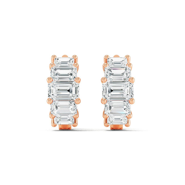Elise Skye - Hoop Lab Grown Diamond Earrings
