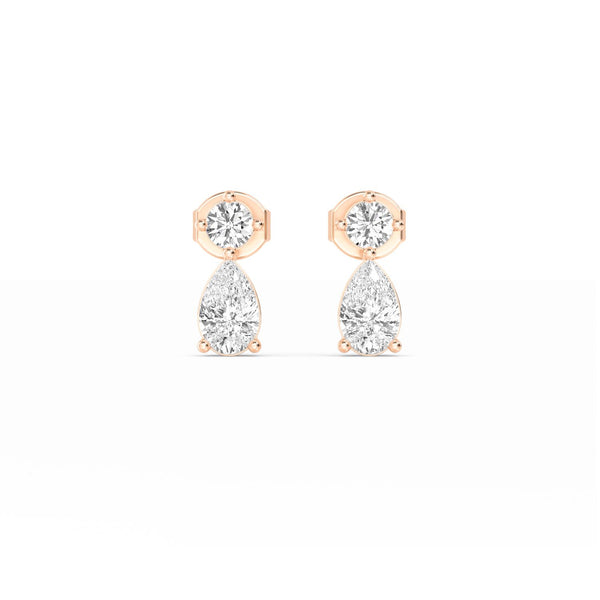 Aria Joy - Drop Lab Grown Diamond Earrings