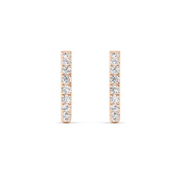 Esme Dawn - Hoop Lab Grown Diamond Earrings