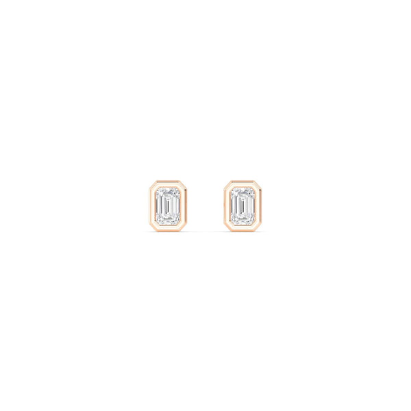 Mireille - Solitaire Lab Grown Diamond Earrings