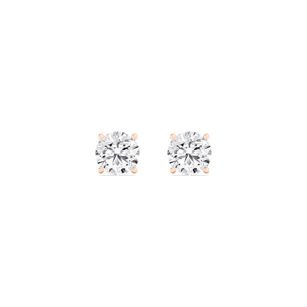 Sylvie - Solitaire Lab Grown Diamond Earrings