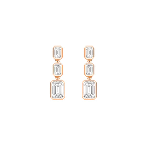 Cleo Pearl - Fashion Lab Grown Diamond Earrings