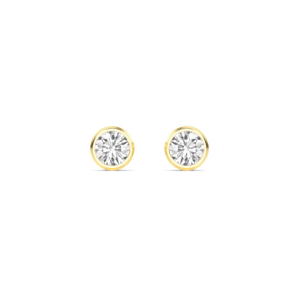Adelia - Solitaire Lab Grown Diamond Earrings
