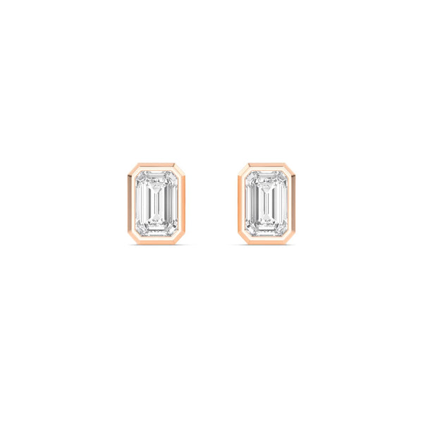 Amara - Solitaire Lab Grown Diamond Earrings