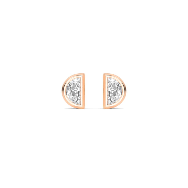 Althea - Solitaire Lab Grown Diamond Earrings