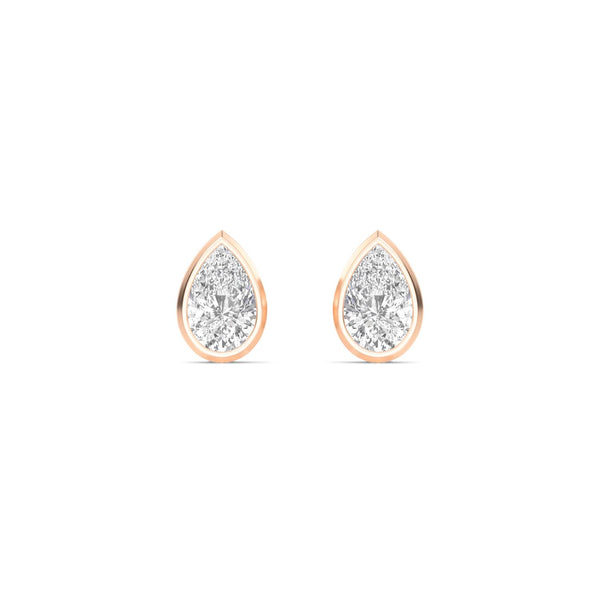 Arlette - Solitaire Lab Grown Diamond Earrings