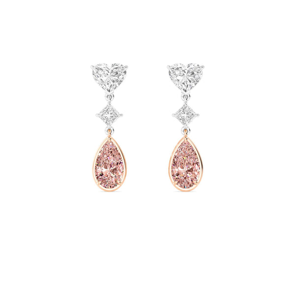 Alma Celeste - Long Lab Grown Diamond Earrings