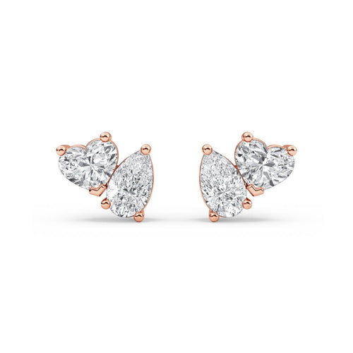 Aurora Rose earrings