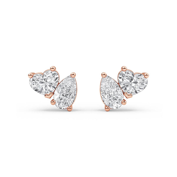 Aurora Rose - Fashion Lab Grown Diamond Earrings