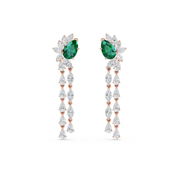 Alba Joy - Coloured Stone and Lab Grown Diamond Earrings