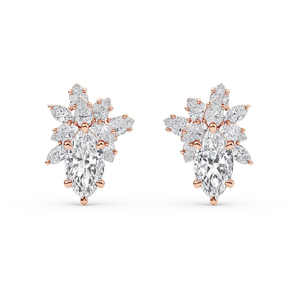Laila Bloom - High Jewellery Lab Grown Diamond Earrings