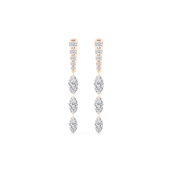 Ava Pearl - Fashion Lab Grown Diamond Earrings