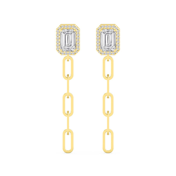 Ada Belle - Long Lab Grown Diamond Earrings