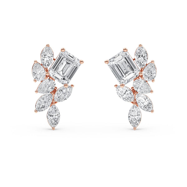 Beatrice Rose - Fancy Shape Lab Grown Diamond Earrings