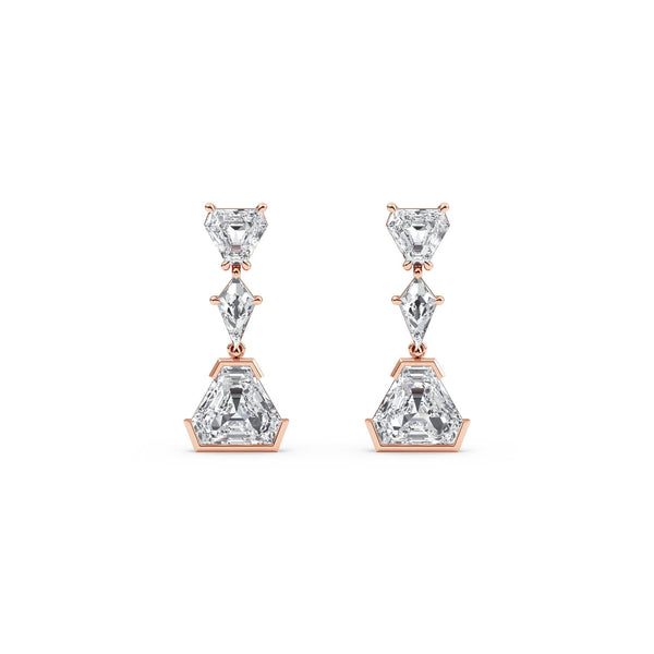 Aurelia Bloom - Fancy Shape Lab Grown Diamond Earrings