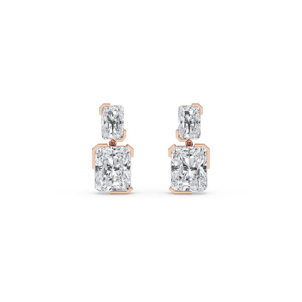 Camille Dove - Fancy Shape Lab Grown Diamond Earrings