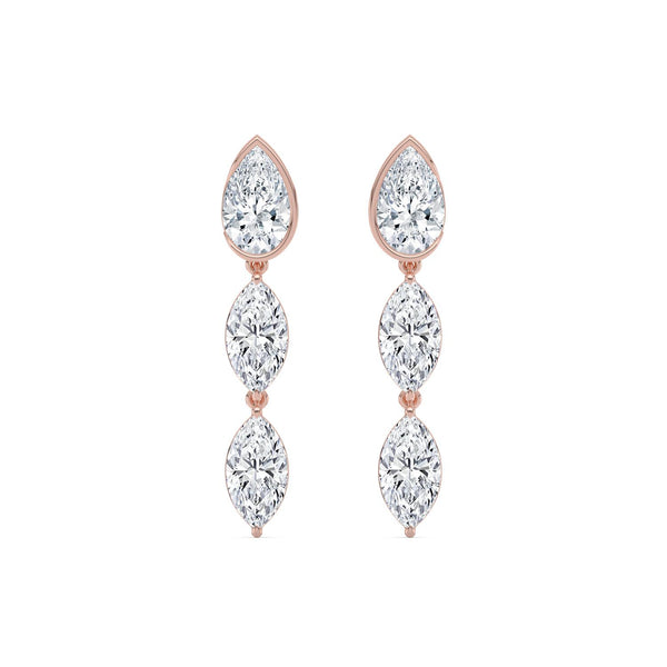 Alma Joy - Long Lab Grown Diamond Earrings