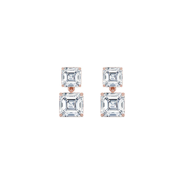 Iris Rose - Fancy Shape Lab Grown Diamond Earrings