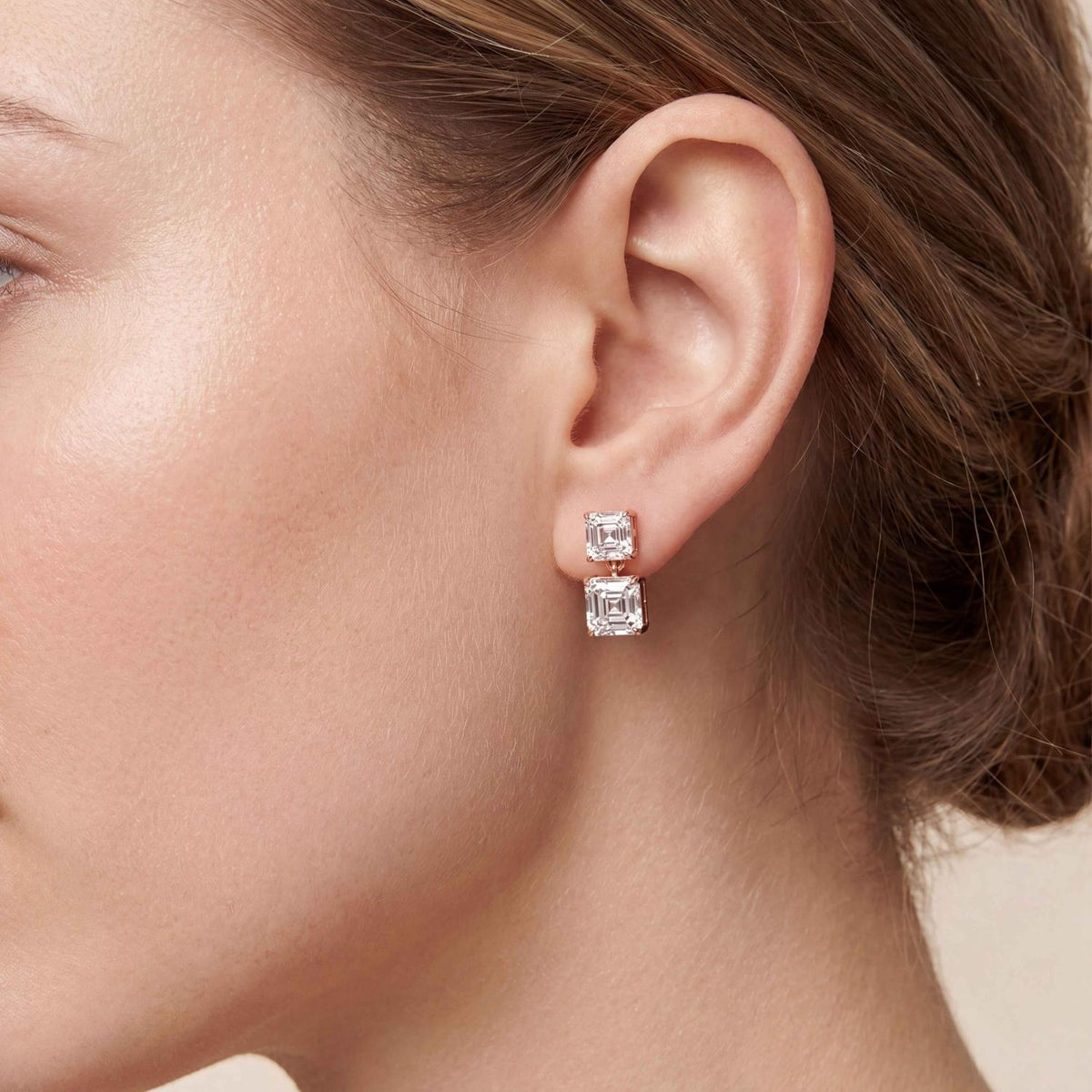 Iris Rose earrings