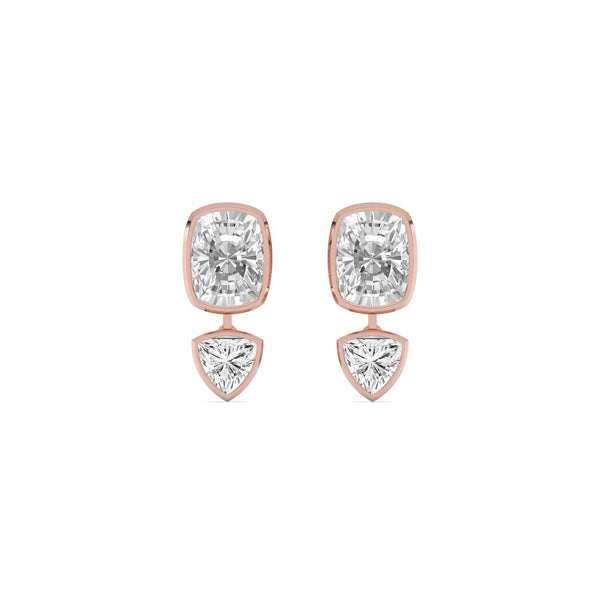 Ivy Bloom - Fancy Shape Lab Grown Diamond Earrings