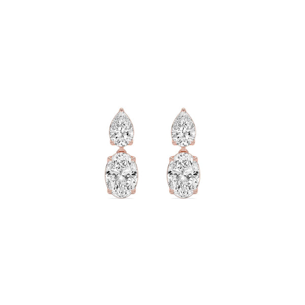 Ivy Celeste - Fancy Shape Lab Grown Diamond Earrings