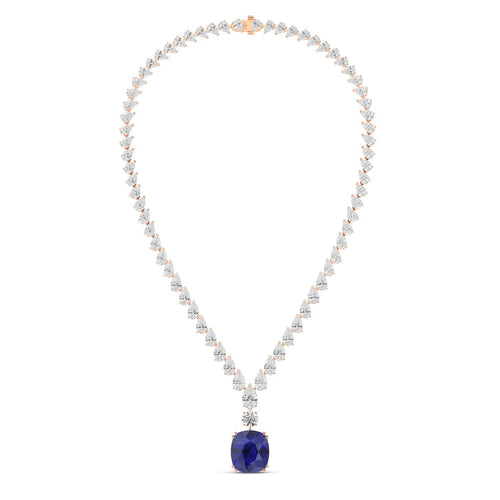 celestine pearl necklace