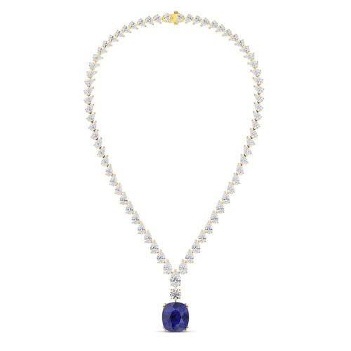 celestine pearl necklace