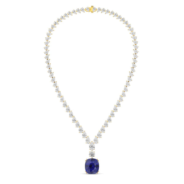 Celestine Pearl - Lab Grown Diamond Necklace