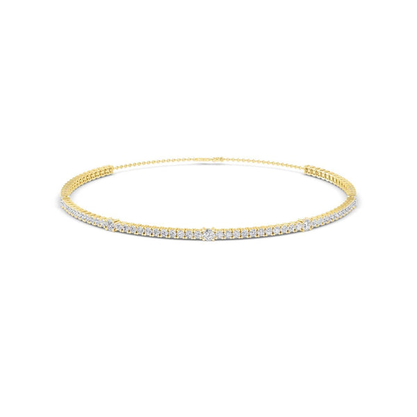 Floriane Rose - Choker Lab Grown Diamond Necklace