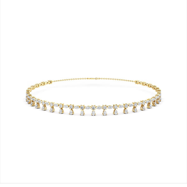 Floriane Vale - Choker Lab Grown Diamond Necklace