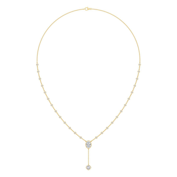 Rosaline Bloom - Lab Grown Diamonds by the Yard Necklace