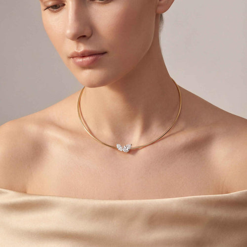 rosaline rose necklace