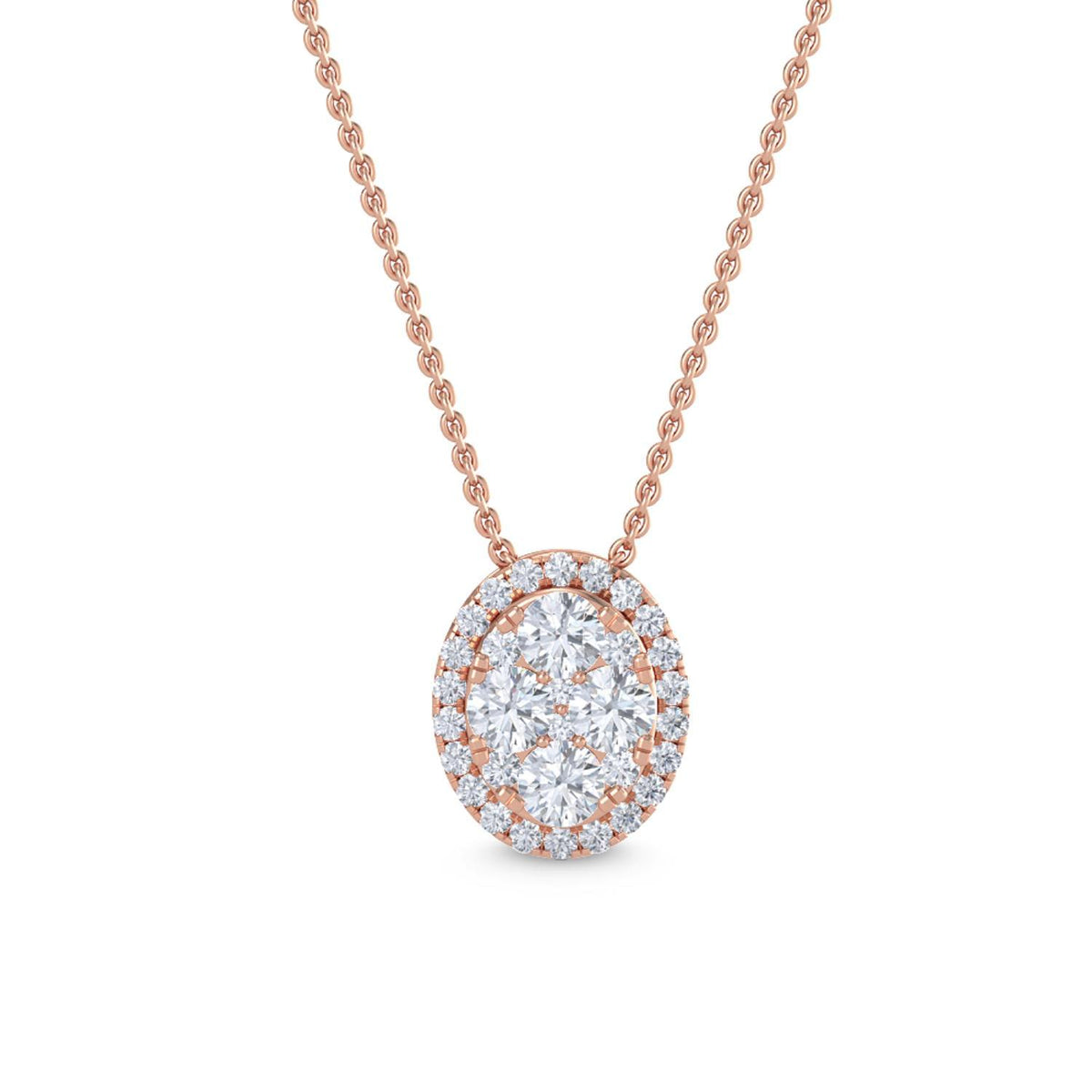 Aveline Belle lab grown diamond pendant