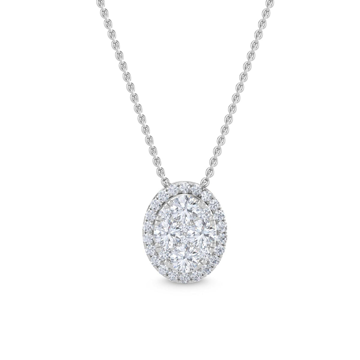 Aveline Belle lab grown diamond pendant