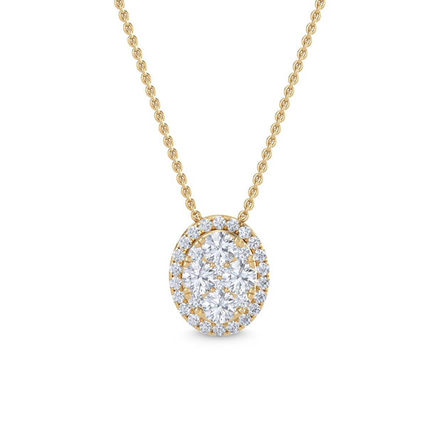 Aveline Belle - Cluster Lab Grown Diamond Pendant