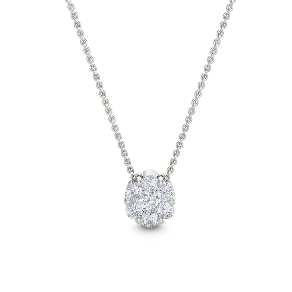 Aveline Bloom lab grown diamond pendant